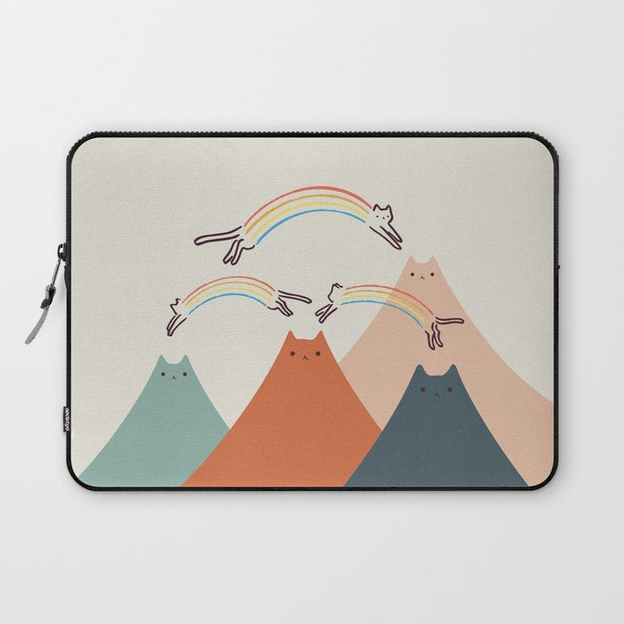 Cat Landscape 101 Laptop Sleeve Gallery Image 1