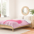 Geometric flamingo Duvet Cover Gallery Image 2