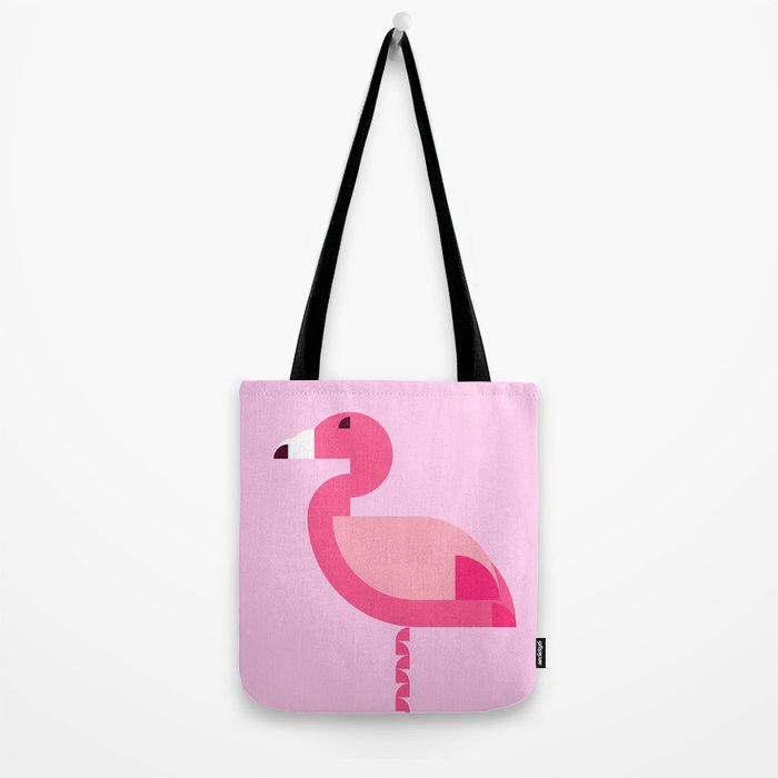 Geometric flamingo Tote Bag Gallery Image 2