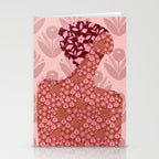 Flower Woman Stationery Card Gallery Image 2