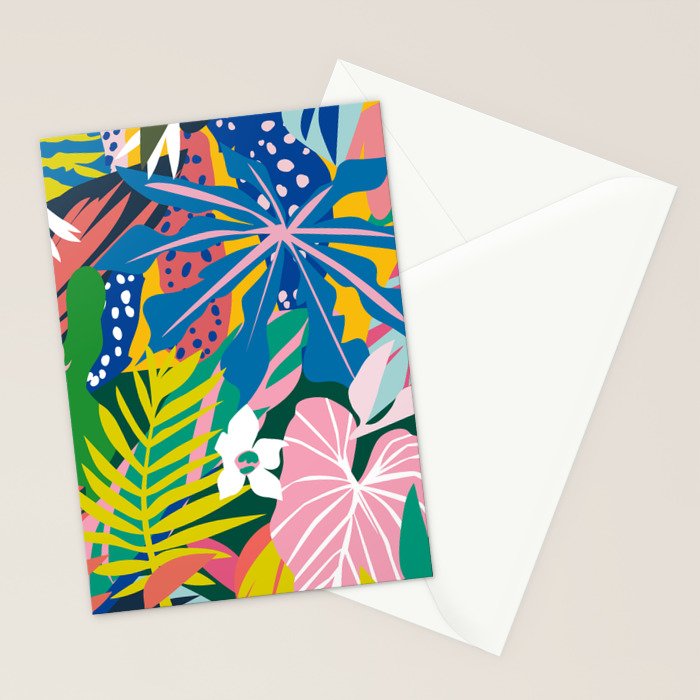 Verde Tropico Stationery Card Gallery Image 2