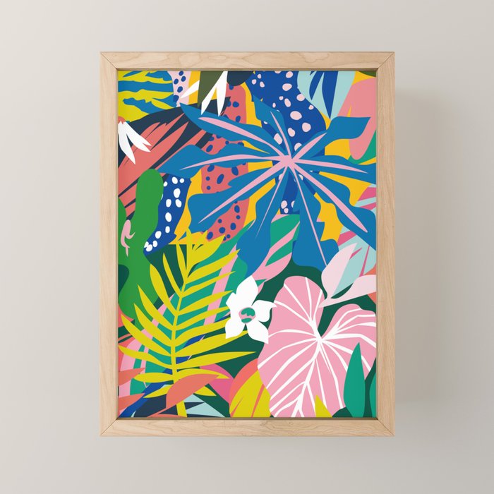 Verde Tropico Mini Art Print Gallery Image 1