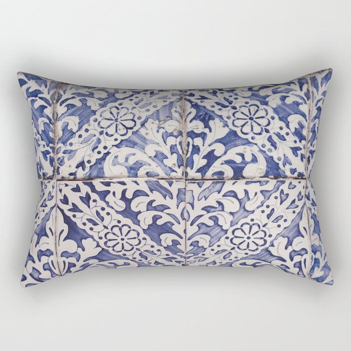 Lisbon Tile Rectangular Pillow Gallery Image 1
