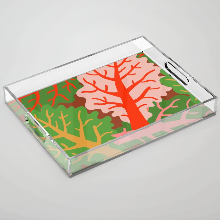 FARMFOLK COLLARD GARDEN Acrylic Tray Gallery Image 1