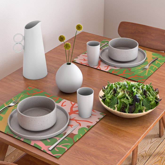 FARMFOLK COLLARD GARDEN Placemat Gallery Image 2