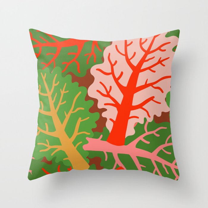 FARMFOLK COLLARD GARDEN Throw Pillow Gallery Image 6