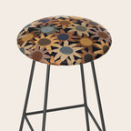 Hand Drawn Florals #5 Stool Gallery Image 2