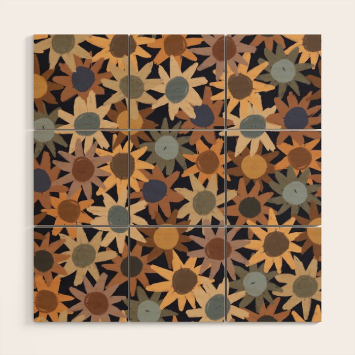 Hand Drawn Florals #5 Wood Wall Art Gallery Image 1