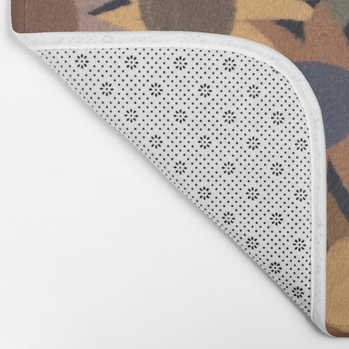 Hand Drawn Florals #5 Bath Mat Gallery Image 2