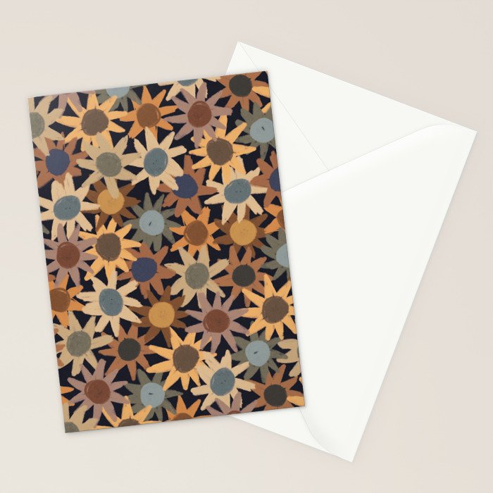 Hand Drawn Florals #5 Stationery Card Gallery Image 2