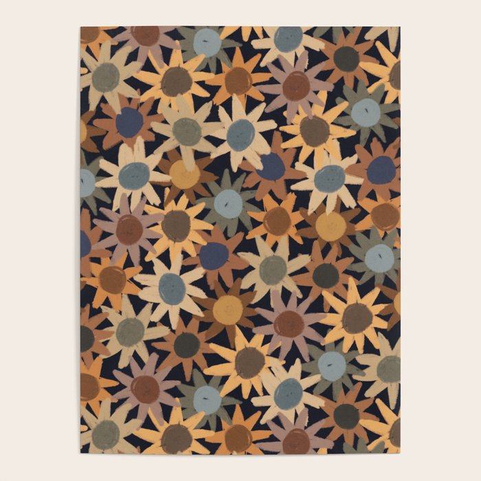 Hand Drawn Florals #5 Poster Gallery Image 1