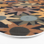 Hand Drawn Florals #5 Bath Mat Gallery Image 3