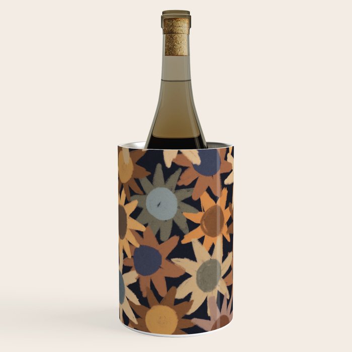 Hand Drawn Florals #5 Wine Chiller Gallery Image 1