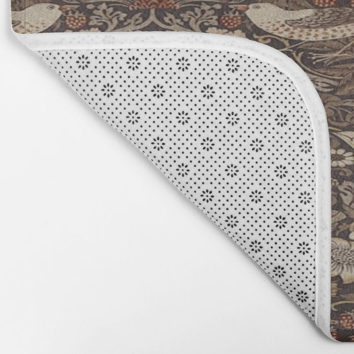 William Morris strawberry thief design Bath Mat Gallery Image 2