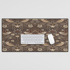 William Morris strawberry thief design Desk Mat Gallery Image 1