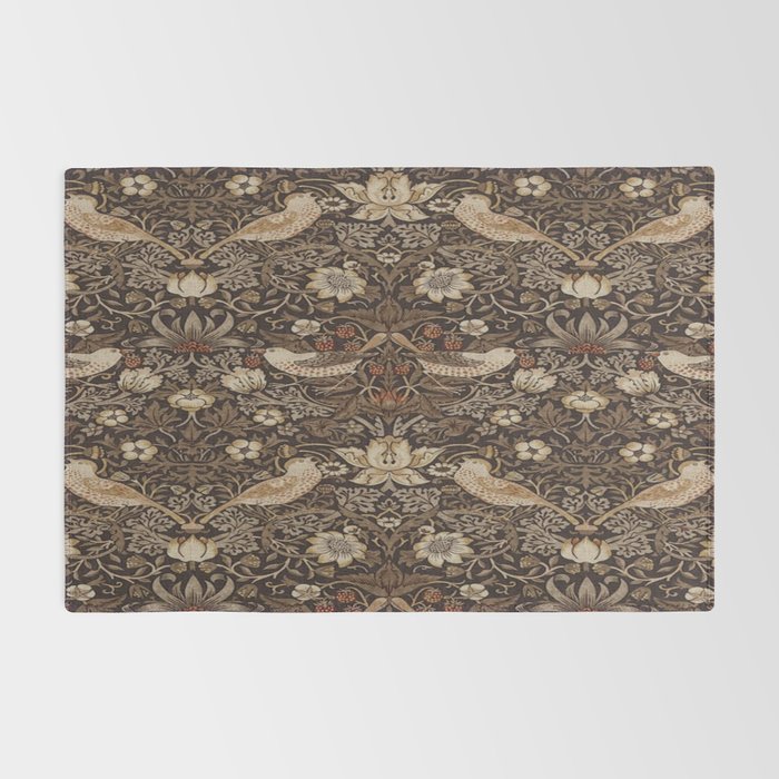 William Morris strawberry thief design Rug Gallery Image 2