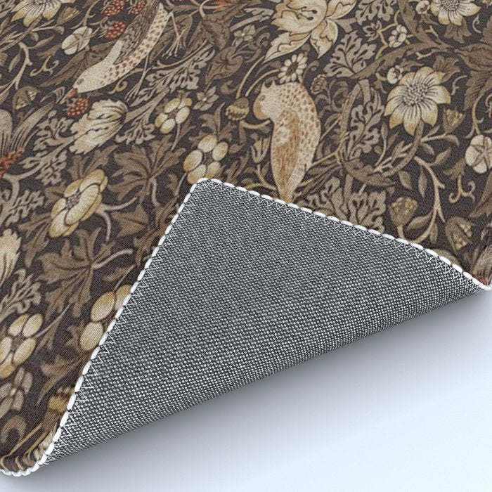 William Morris strawberry thief design Rug Gallery Image 4