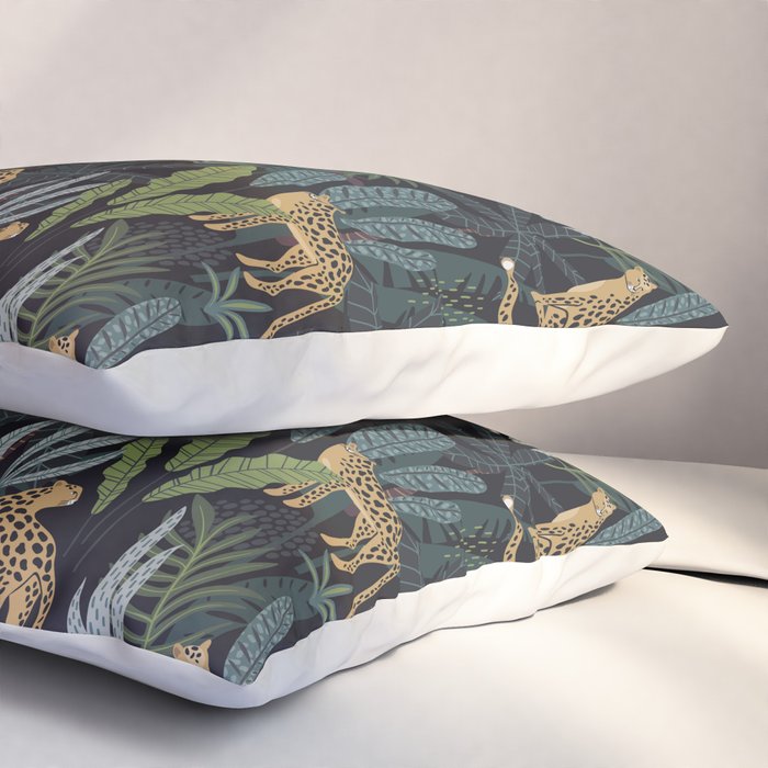 Wild Cheetah Prints Pillow Sham Gallery Image 3