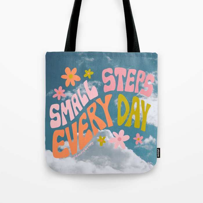Small Steps Tote Bag Gallery Image 1