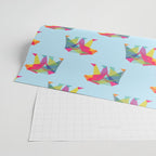 Fractal Bear - neon colorways Wrapping Paper Gallery Image 2