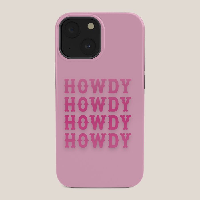 Howdy - Pink Western Aesthetic iPhone Case Gallery Image 5