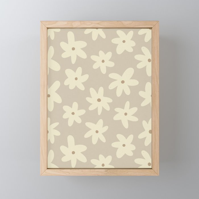 Pastel Daisies Mini Art Print Gallery Image 1