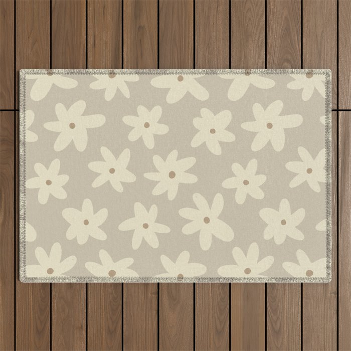 Pastel Daisies Outdoor Rug Gallery Image 1