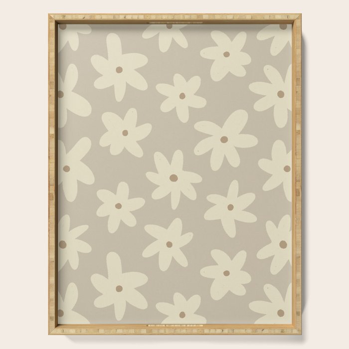Pastel Daisies Serving Tray Gallery Image 1