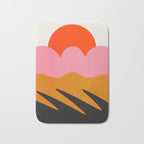 Landscape 02: Mid Century Abstraction Bath Mat Gallery Image 1