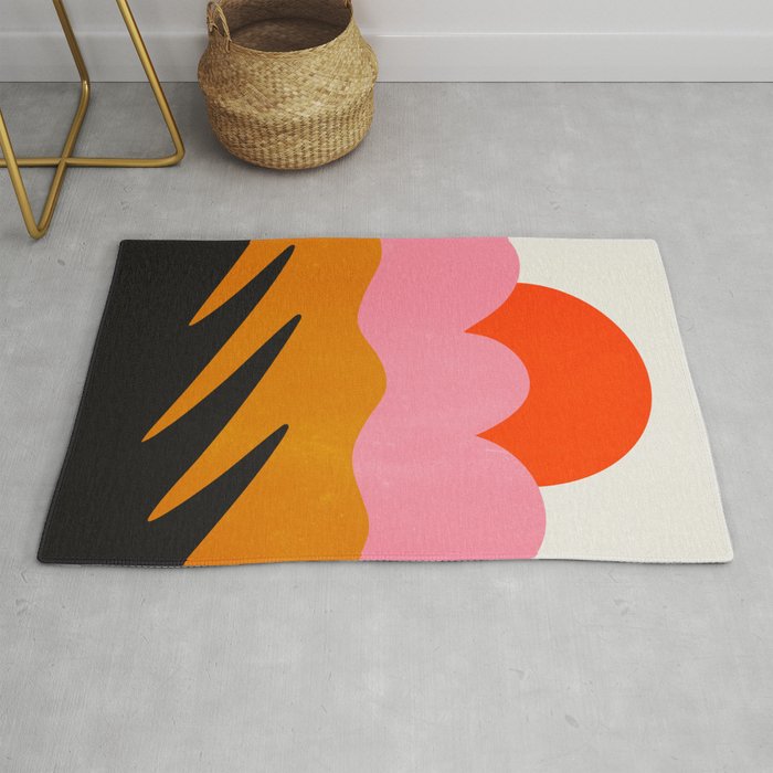 Landscape 02: Mid Century Abstraction Rug Gallery Image 1