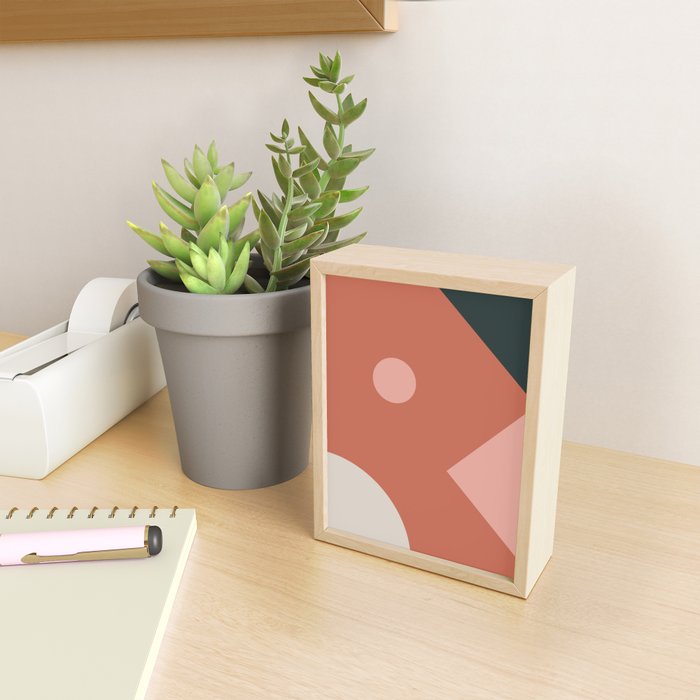 Orbit 06 Modern Geometric Mini Art Print Gallery Image 2