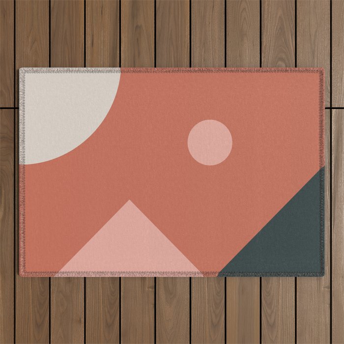 Orbit 06 Modern Geometric Outdoor Rug Gallery Image 1