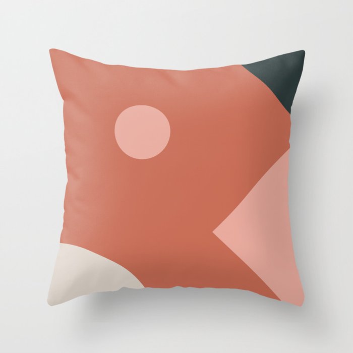 Orbit 06 Modern Geometric Throw Pillow Gallery Image 6