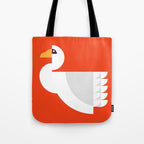 Geometric swan Tote Bag Gallery Image 1