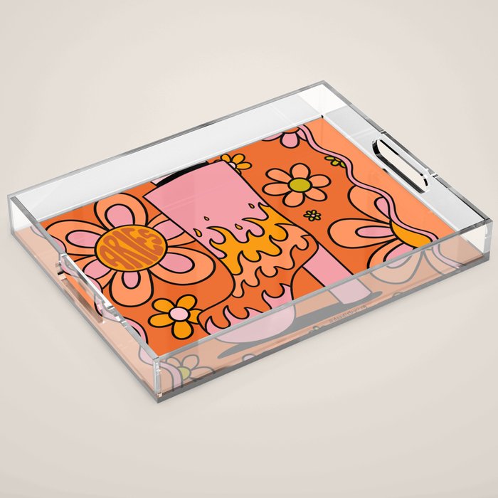 Aries Groovy Boot Acrylic Tray Gallery Image 1