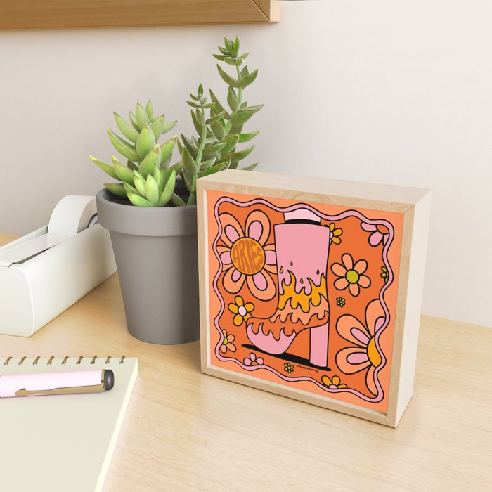 Aries Groovy Boot Mini Art Print Gallery Image 2
