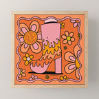Aries Groovy Boot Mini Art Print Gallery Image 1