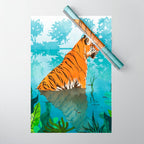 Tiger Creek Wrapping Paper Gallery Image 1