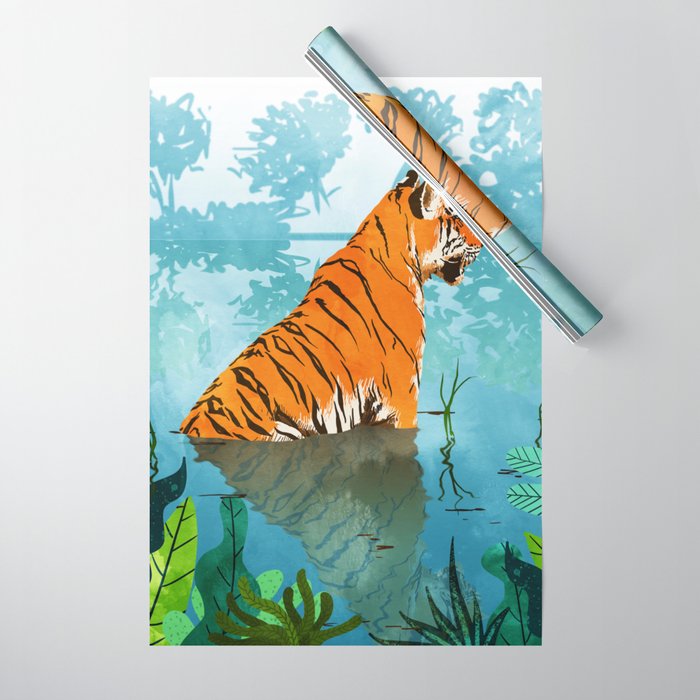 Tiger Creek Wrapping Paper Gallery Image 1