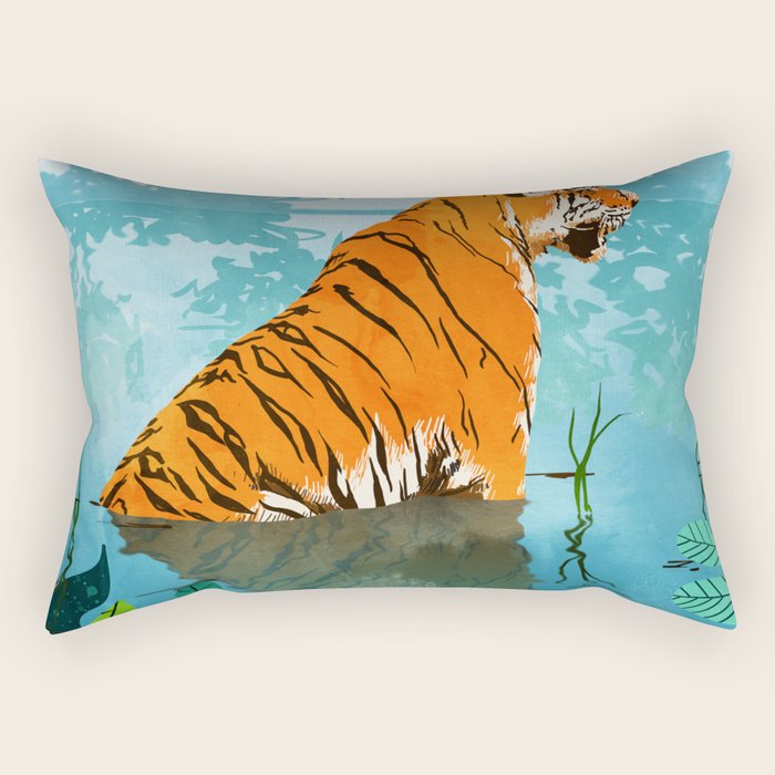 Tiger Creek Rectangular Pillow Gallery Image 1