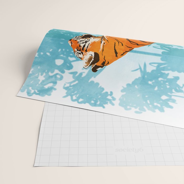 Tiger Creek Wrapping Paper Gallery Image 2