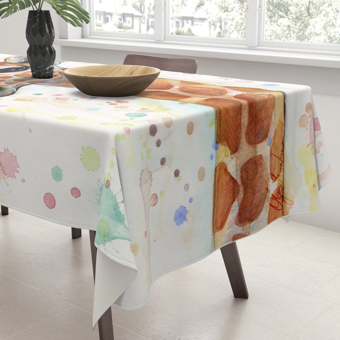 Baby Giraffe Tablecloth Gallery Image 3