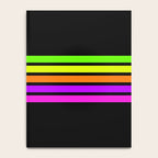 Abstract Minimal Retro Stripes 80s Neon Style - Nobutsuna Notebook Gallery Image 4