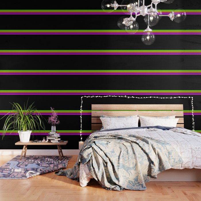 Abstract Minimal Retro Stripes 80s Neon Style - Nobutsuna Wallpaper Gallery Image 3