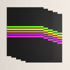 Abstract Minimal Retro Stripes 80s Neon Style - Nobutsuna Wrapping Paper Gallery Image 3