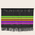 Abstract Minimal Retro Stripes 80s Neon Style - Nobutsuna Wall Hanging Gallery Image 1