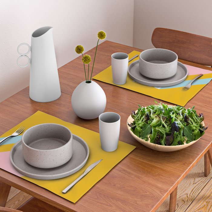 Born to be Happy - Positive Retro Typography  Placemat Gallery Image 2