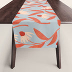 Blue Vase of Daisies Table Runner Gallery Image 1