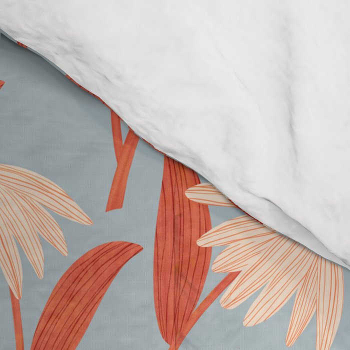 Blue Vase of Daisies Comforter Gallery Image 4