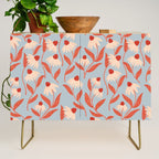 Blue Vase of Daisies Credenza Gallery Image 1